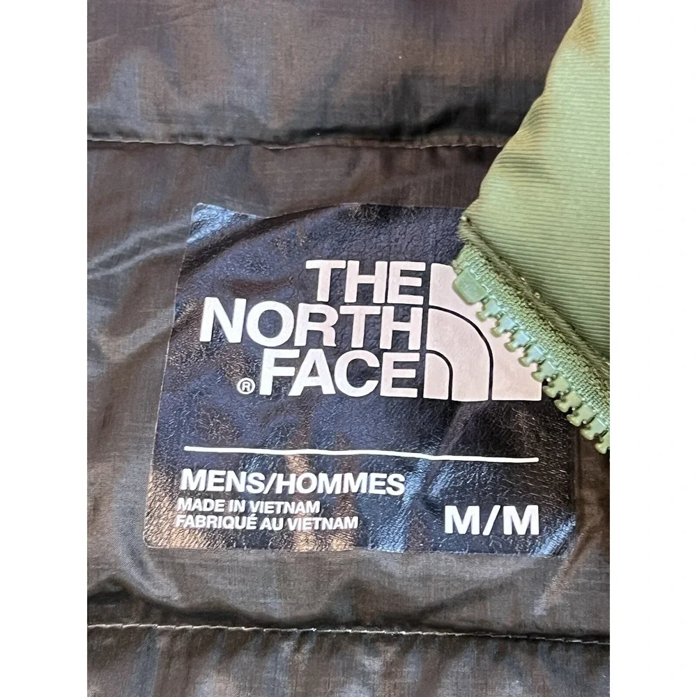 Vintage The North Face 700 Olive Green Puffer Jacket Winter Mens Size‎ Medium